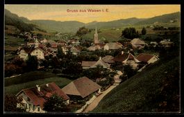 AK Wasen i. E., Panorama des Ortes