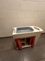 Kinder Waschbecken mit Vorhang, Top Zustand! Aus echtem Holz