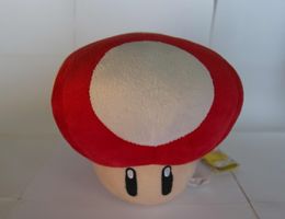Super Mario Plüschfigur - Roter Pilz Gross -Plüschtier - MER