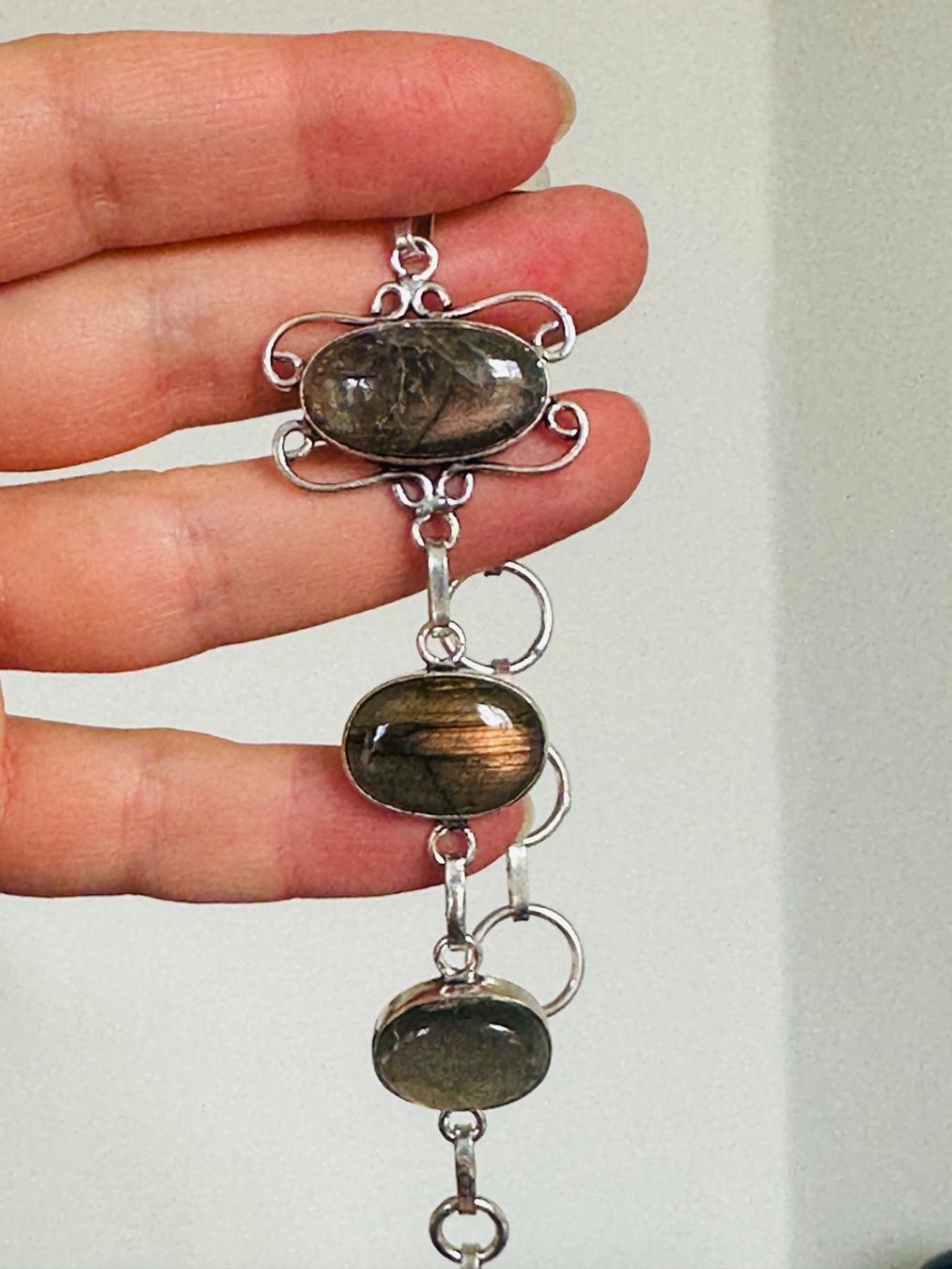 Bracciali & Braccialetti: Labradorite Gemstone Bracelet 7-8" – Nuovo e nell'imballaggio originale da Genève venduto da AGBERG 6