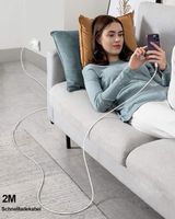 ✅ Flachs-  Lade & Darenkabel (USB C auf USB Typ-C, (2 m)✔️📌