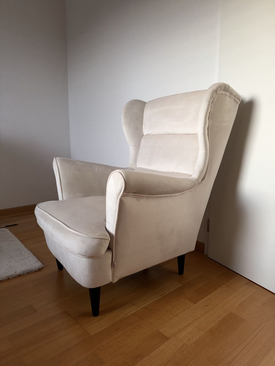 Poltrone: Ohrensessel Cremeweiss – Usato da Rubigen venduto da Welle01