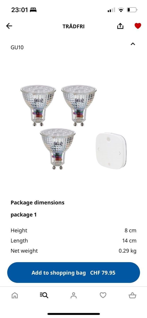 Ikea Telecomandi: IKEA remote control kit with lamps TRÅDFRI – Nuovo e nell'imballaggio originale da Sattel venduto da Zlata1 1