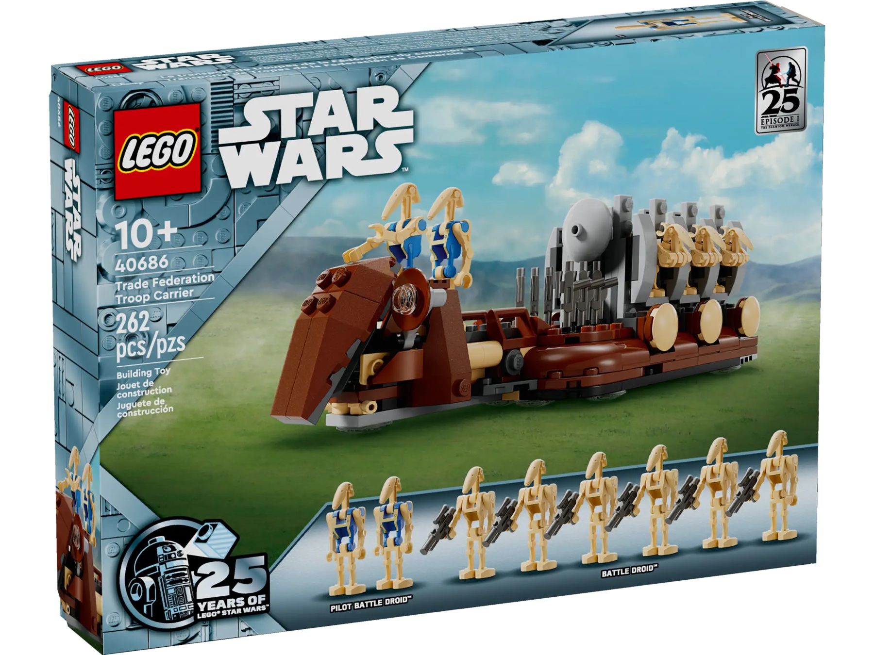 LEGO Star Wars Trade Federation Troop Carrier (40686) + AAT (Neu und ...