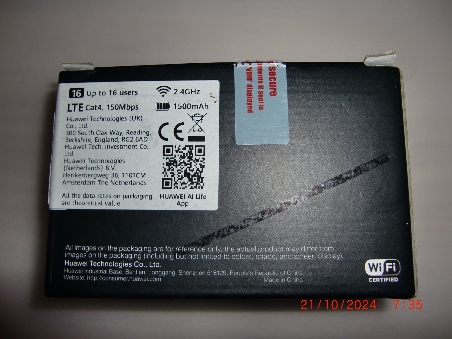 Huawei Modems & Router: Huawei E5576-320 Mobilfunk-Wireless-Netzwerkausrüstung – Neu (gemäss Beschreibung) aus Zürich von Ashina 3