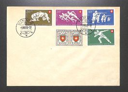 1950 Satzbrief Pro Patria WIMMIS 1.VIII.50