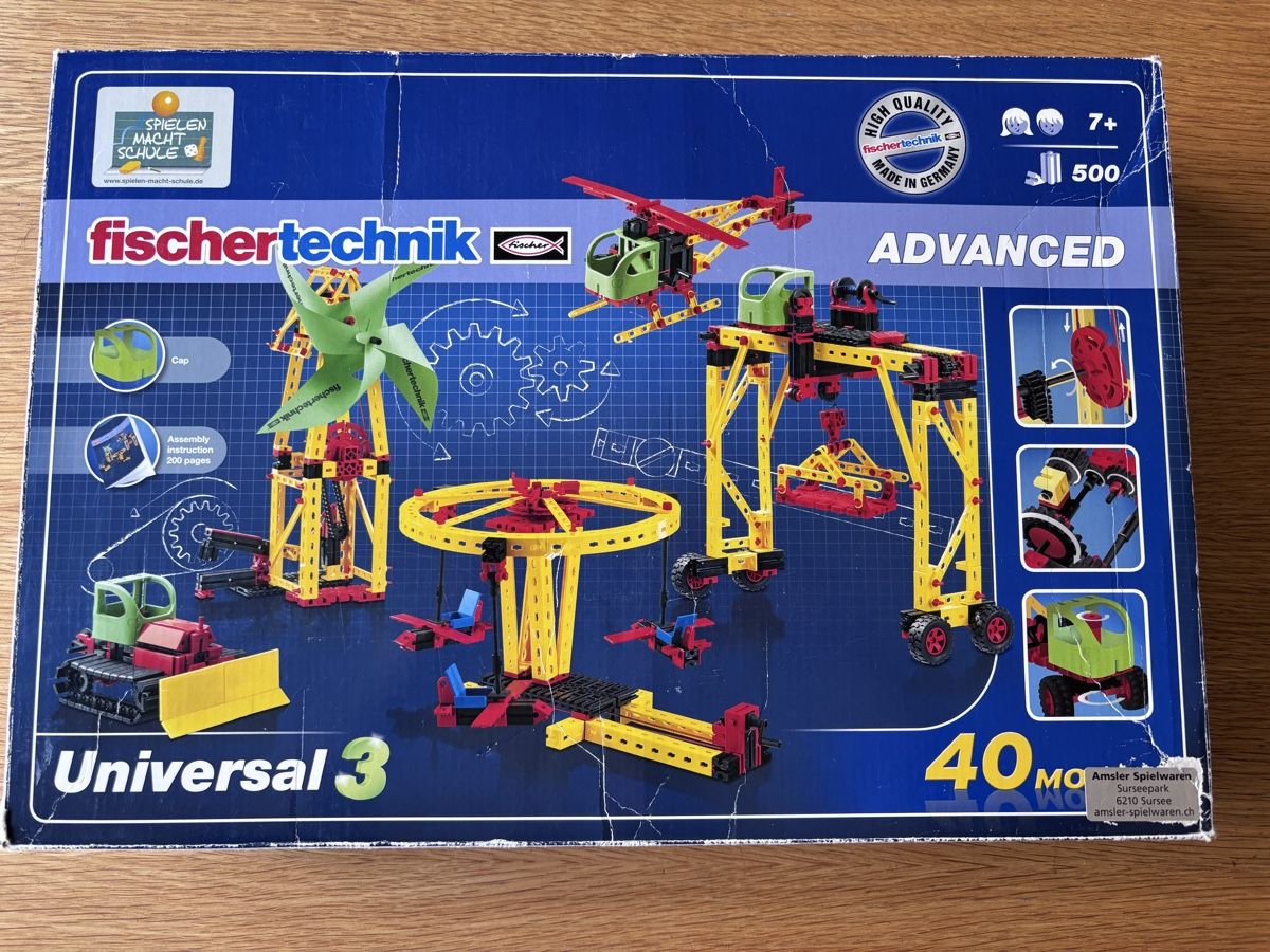 Fischer Baukästen: fischertechnik Universal 3 Baukasten – Gebraucht aus Luzern von Genhart
