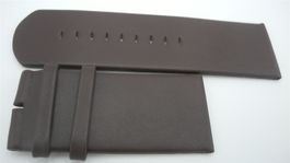30 mm Leder Uhrenarmband braun, Nr. 48a