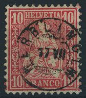 SH Herblingen - Zwergstempel Voll - Sitzende Helvetia