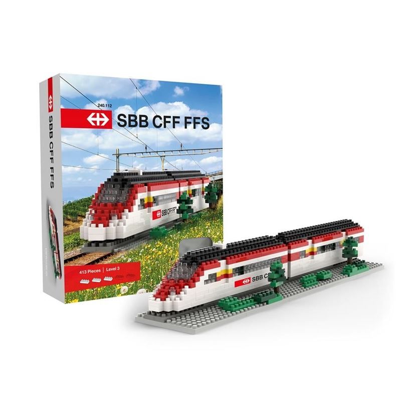 Kit di modellismo & Modellini statici: SBB Zug - Bausatz aus Minibausteinen – Nuovo e nell'imballaggio originale da Wettingen venduto da Swala