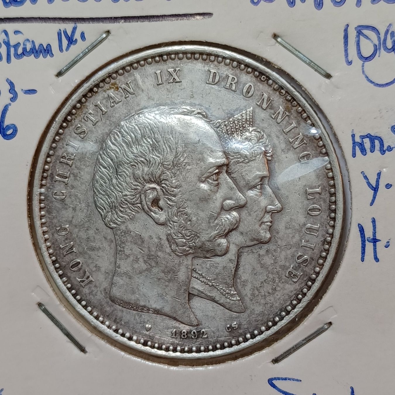 Tutti le monete: 2 Kroner 1892 Dänemark – Usato da Pfäffikon ZH venduto da Welt_Muenzen