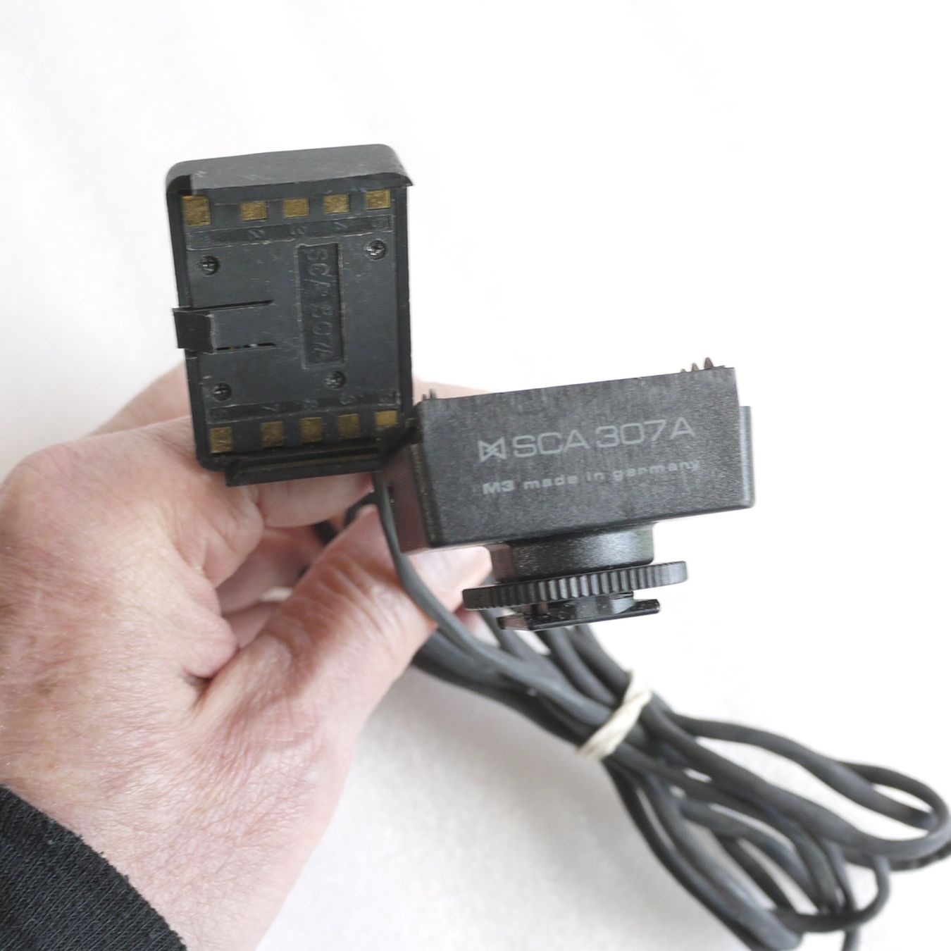 Mecablitz Flash: Metz SCA 307A Adapter / adaptateur. Germany. – Usato da Egg b. Zürich venduto da JCB