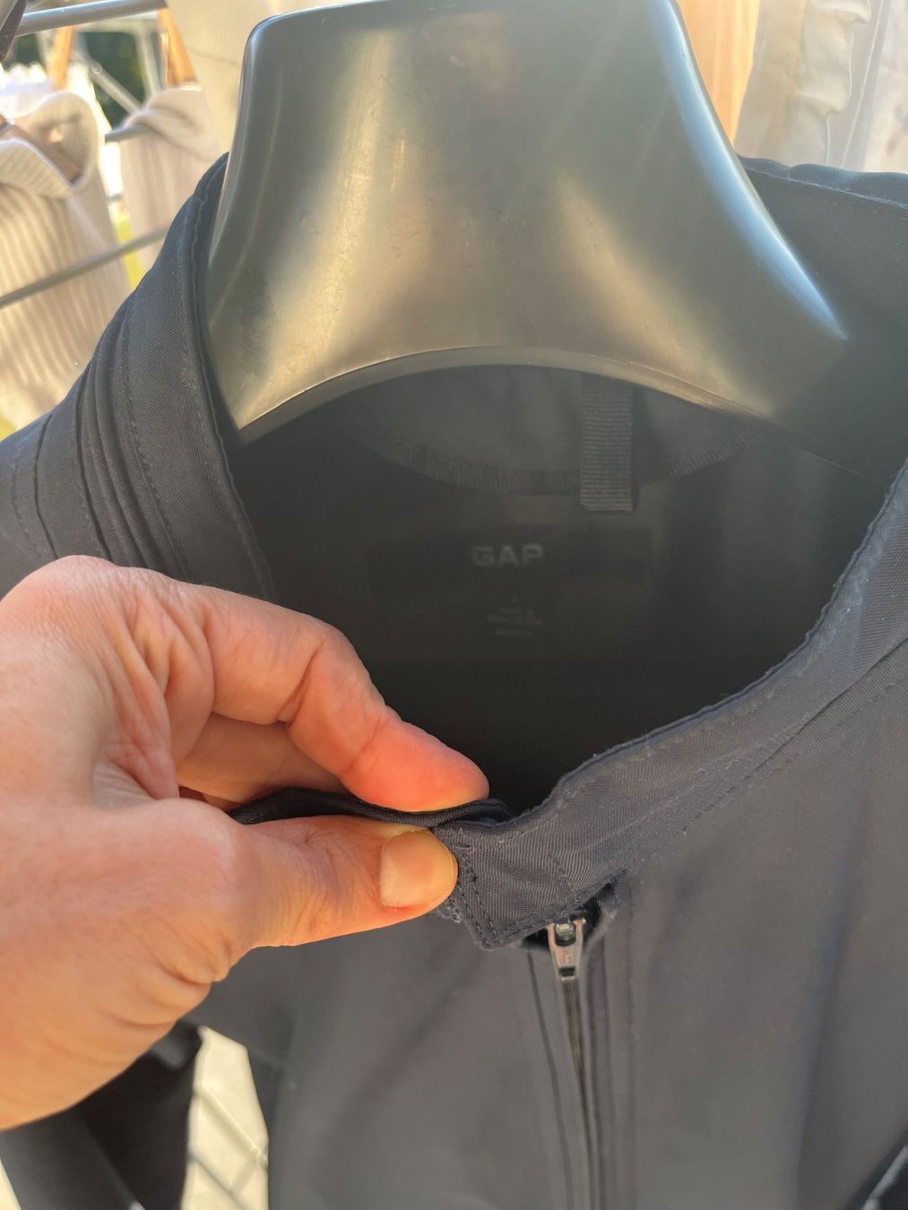 Gap Giacche: GAP Jacke mit Kaputze blau Herren L – Usato da Zürich venduto da maral787 3