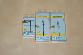 Viessmann Beleuchtung, Spur N 6460 / 6494 / 6491 Messing