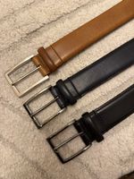 BOSS Luxury Leder Gürtel 3er Set – Made in Italy – Gr. 90