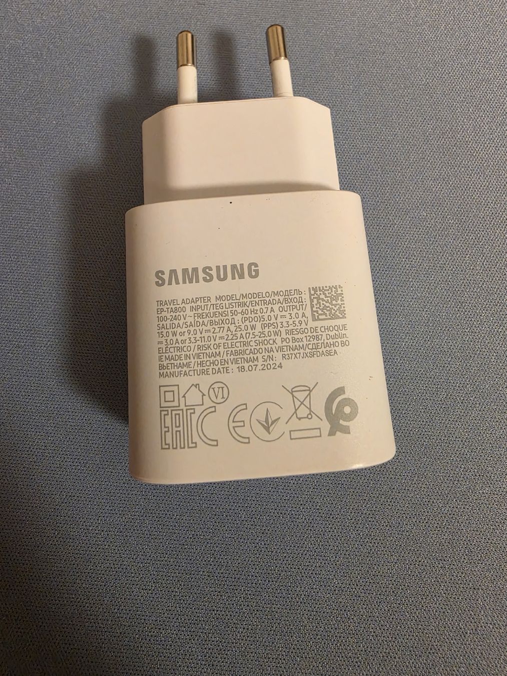 Samsung Caricabatterie: Samsung Super Fast Charging 25w Travel Adapter – Usato da Luzern venduto da luzri