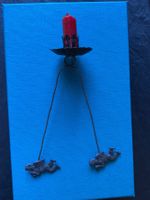 Alter Weihnachtsschmuck Pendelkerzenhalter Schwebeengel