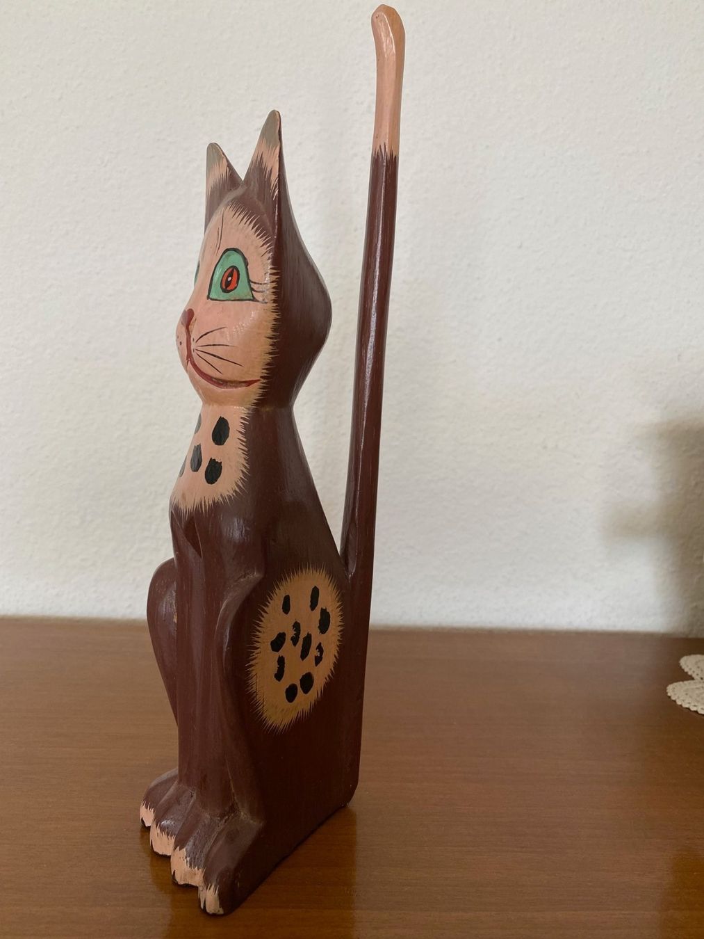 Statuette: Katze aus Holz – Usato da Schlieren venduto da Trudyschoe 2