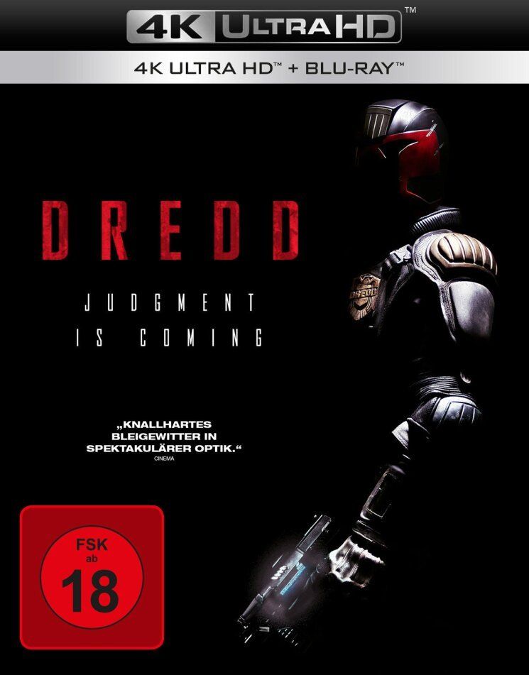 Tutti i DVDs: Dredd (4K Ultra HD) – Nuovo e nell'imballaggio originale da Baden venduto da Polystyreneman