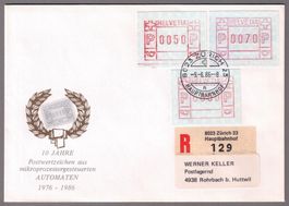 ATM 6+7+7A__10 JAHRE ATM in der Schweiz !!_9.8.86 ZÜRICH 23!