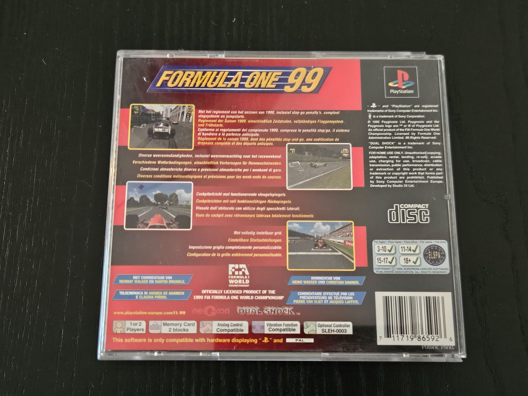 Sony Giochi: Formula One 99 (PS1) – Usato da Zürich venduto da sodamnme 2