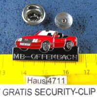 MERCEDES BENZ OFFENBACH SL CABRIO AUTO PIN GEPRÄGT