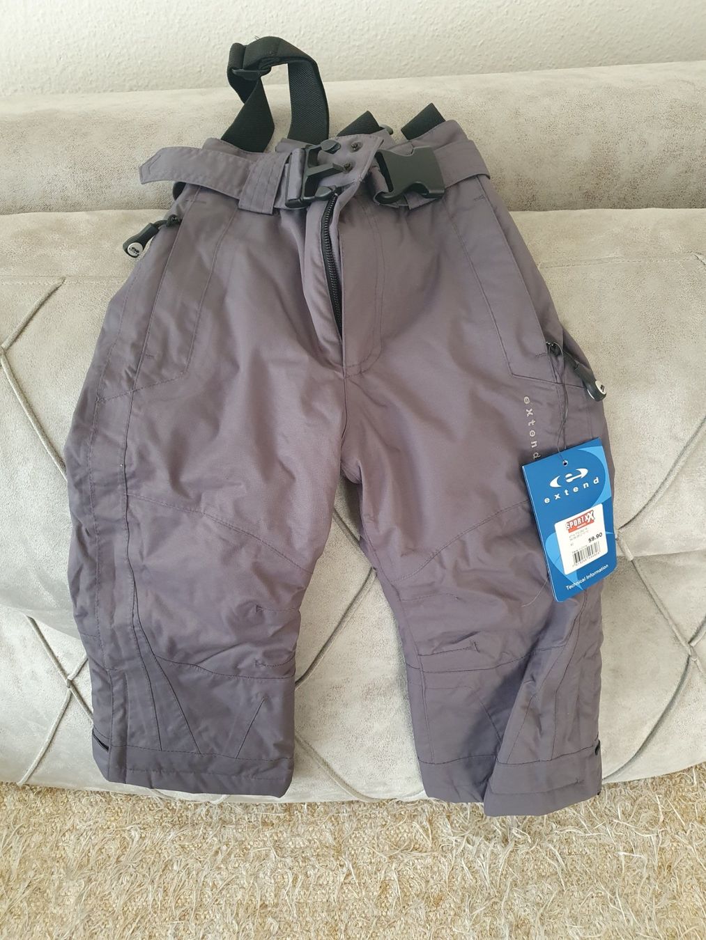Pantaloni: Neue, graue Skihose Gr. 92 – Nuovo e nell'imballaggio originale da St. Gallen venduto da 1811123