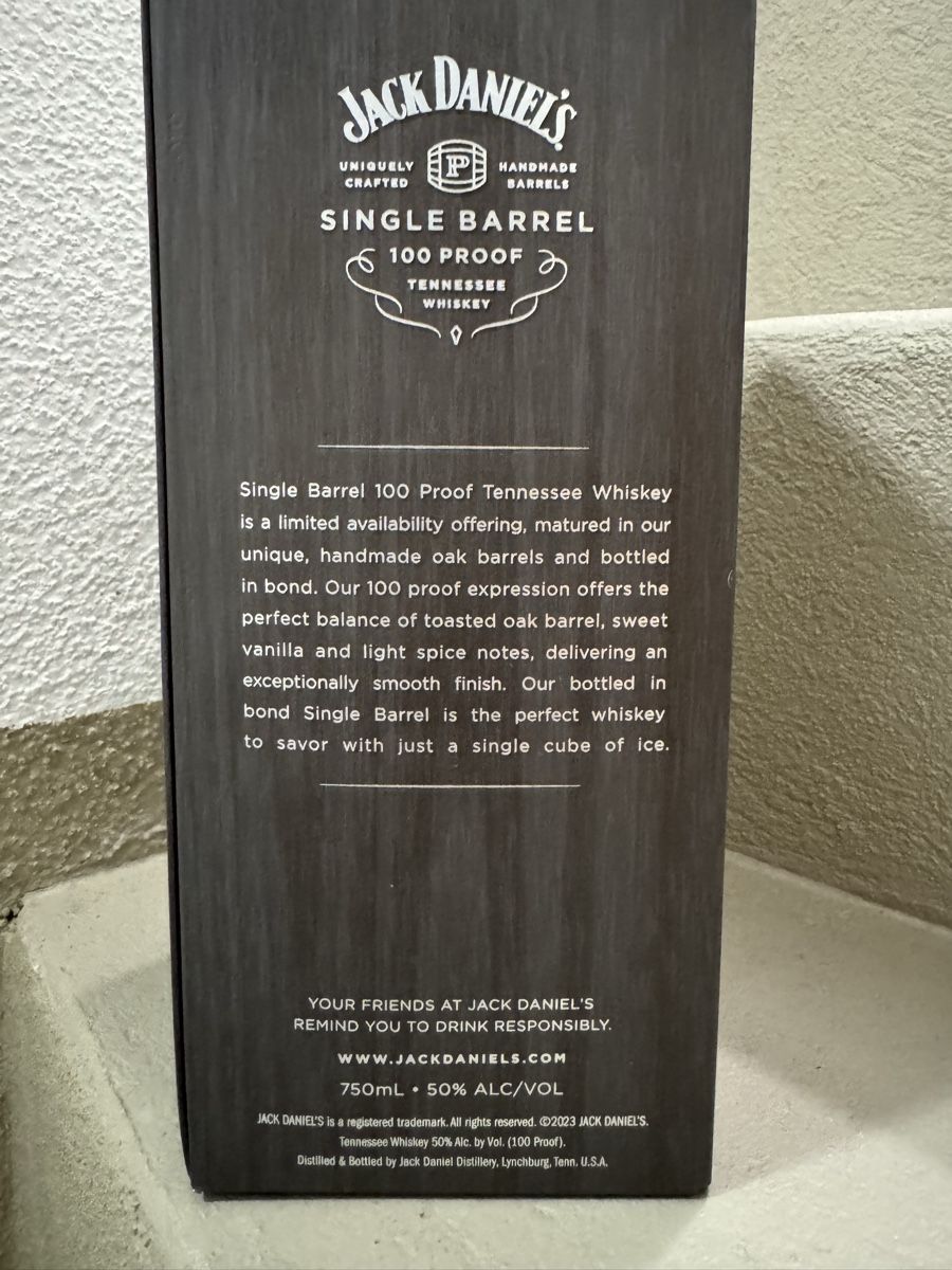 Jack Daniels Bevande alcoliche: Jack Daniel's Single Barrel (70 cl) – Nuovo e nell'imballaggio originale da Altdorf UR venduto da enr_pqr6 1