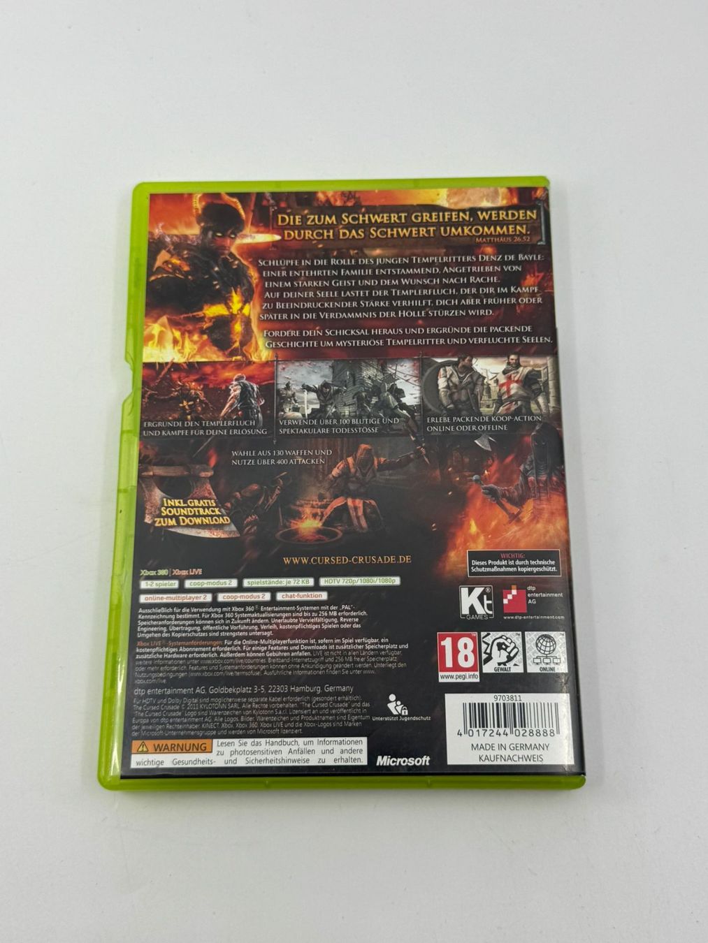 Giochi: The Cursed Crusade (XBOX 360) – Usato da Herisau venduto da Seyashop1 2