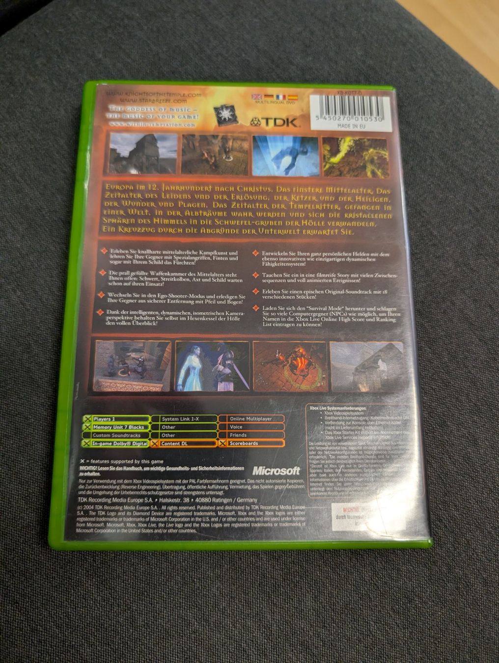 Jeux: Knights of the temple Microsoft xbox – D'occasion à Giubiasco par Ticinerd 1