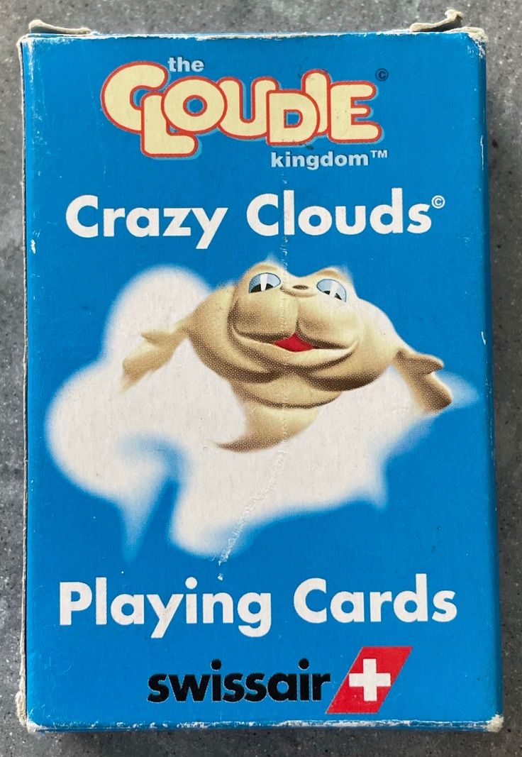 Giochi: Swissair - Playing Cards - Crazy Clouds - Vintage – Usato da Zürich venduto da Alot16