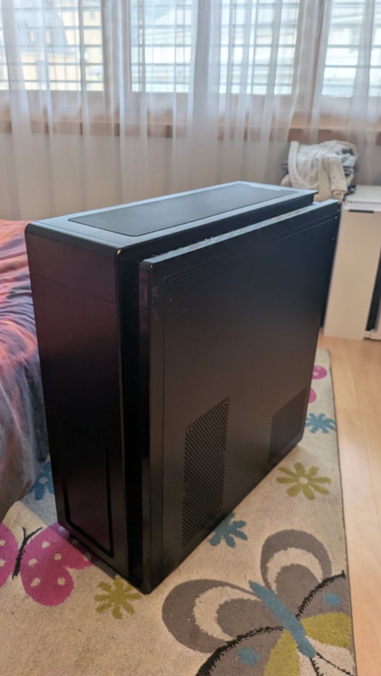 Phanteks Custodie: Phanteks Enthoo Luxe Full-Tower Chassis ,  schwarz-orange – Usato da Brig venduto da Mike69 1