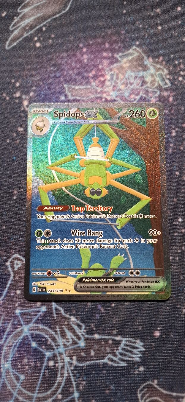 Pokémon Carte collezionabili: Spidops EX Scarlet & Violet - 243/198 ENG – Nuovo (secondo la descrizione) da Petit-Lancy venduto da Kara_TCG 1