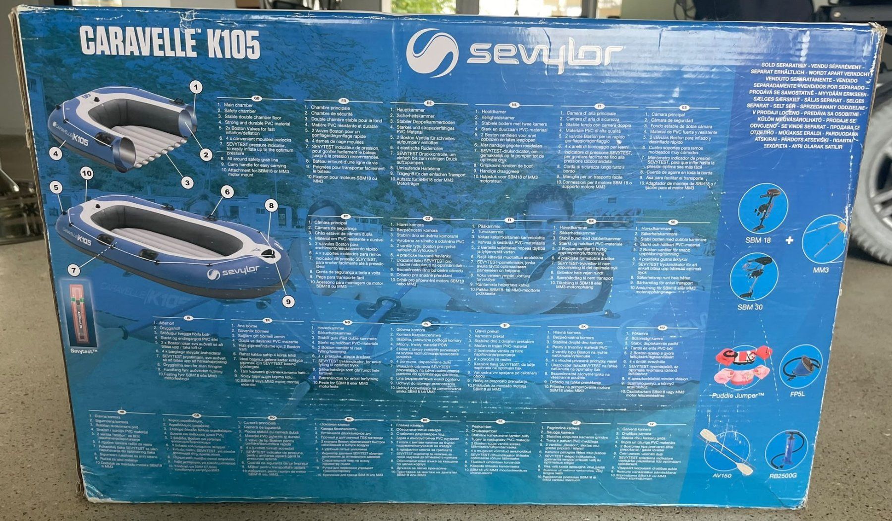 Sevylor Boote: Sevylor Caravelle K105 Paddelboot – Neu und originalverpackt aus Dübendorf von DreamOnOne 1
