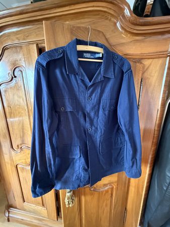 Polo Ralph Lauren Safarijacke dunkelblau Grösse L super Zust