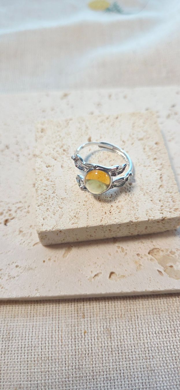 Anelli: NEW - S925 Citrine Ring (Adjustable) – Nuovo (secondo la descrizione) da Zürich venduto da cin_wcf6 5