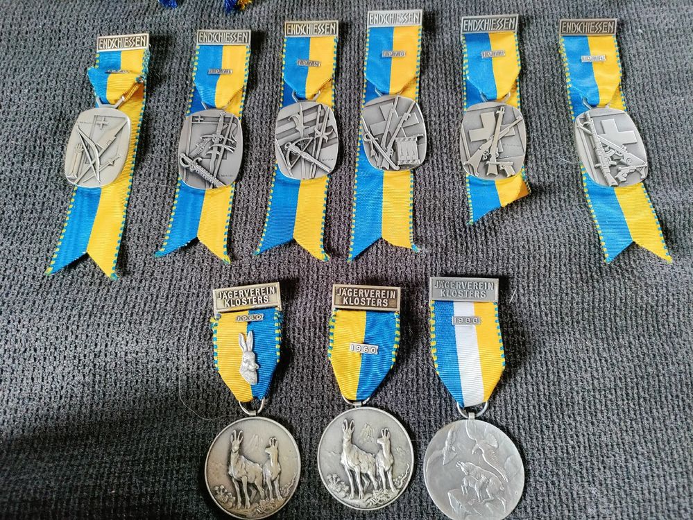 Medaillen: Sammlung CH Schützenmedaillen & Abzeichen vintage – Gebraucht aus Fideris von VonRiva86 1