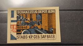 Stabs.-Kp Geb. Sap. Bat. 8 Wit 37a Chamiospapier 