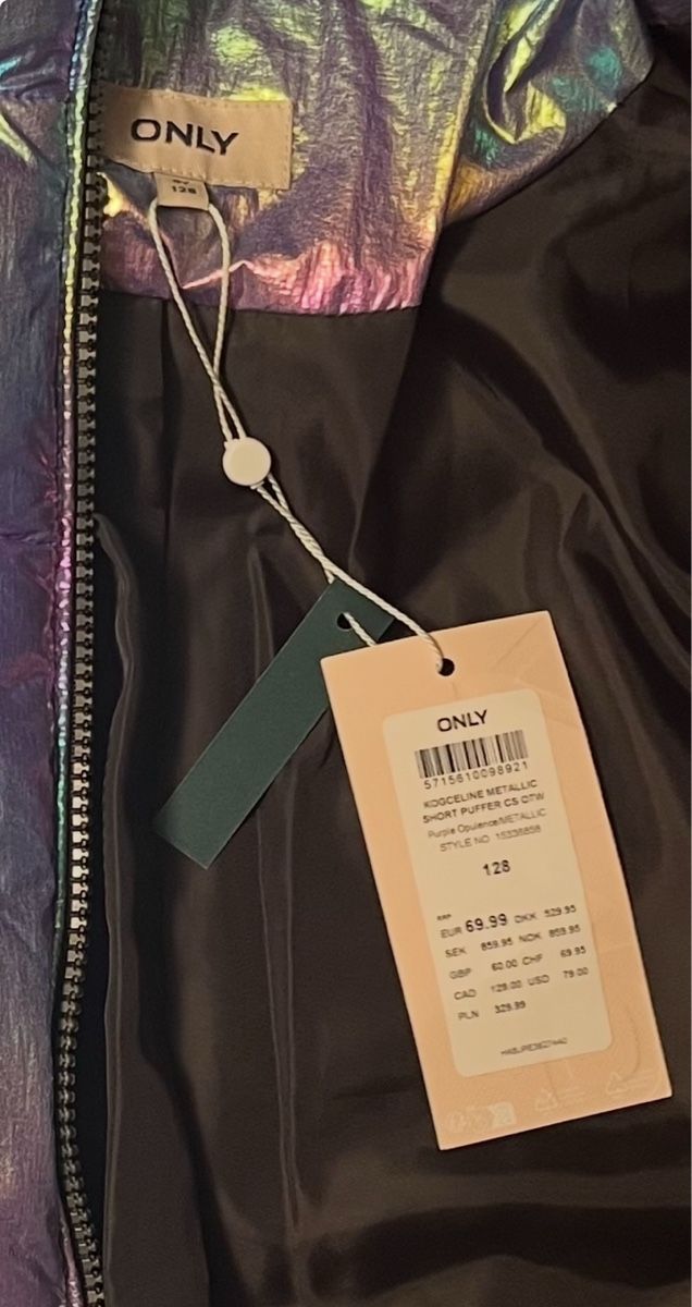 Only Jacken & Mäntel: ONLY Winterjacke irisierend Mädchen Gr. 128 NEU – Neu und originalverpackt aus Wettingen von raf_fr9l 2
