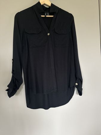 Schwarze leichte Bluse, Veromoda, Grösse XS