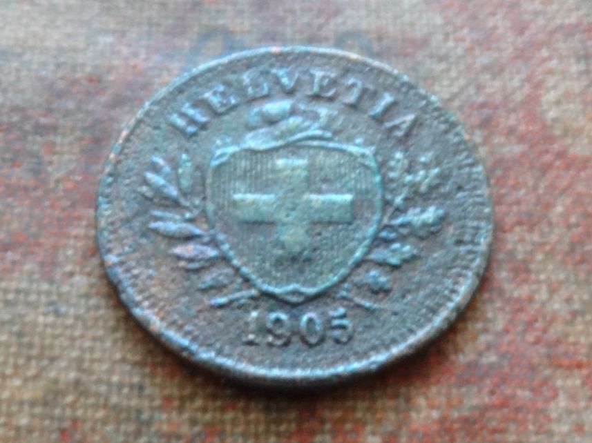 Tutti le monete: 1 Rp. 1905   (B) – Usato da Romanel-sur-Lausanne venduto da Swift13