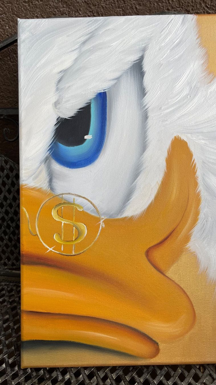 Dipinti: Scrooge mit Dollar - Dagobert – Nuovo (secondo la descrizione) da Buchs SG venduto da ViccaArt 5