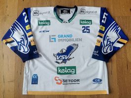 EC VSV Villach Eishockey Gameworn Trikot Schmidt