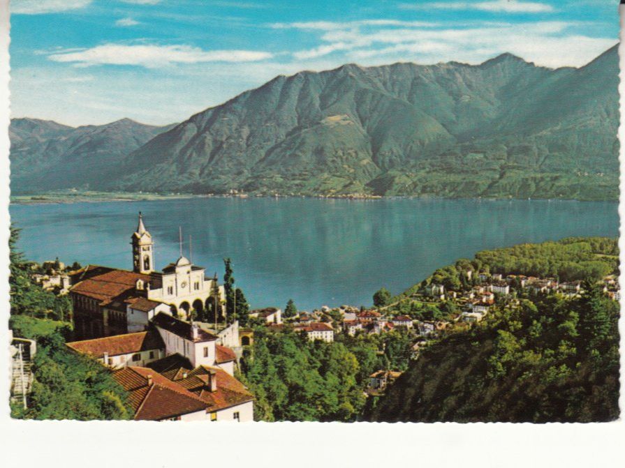 Ansichtskarten: Madonna del Sasso ca. 1960 – Gebraucht aus Bürglen TG von StampGraf