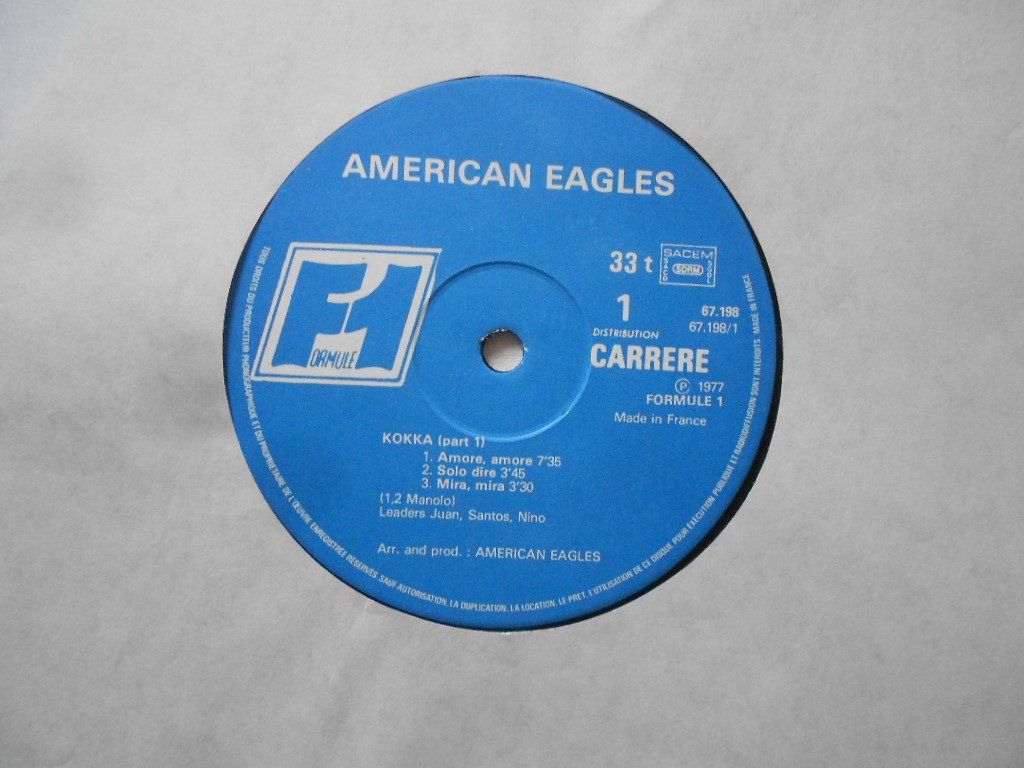 Vinyles: KOKKA  -  AMERICAN EAGLES – D'occasion à Bex par Giorgiob 2