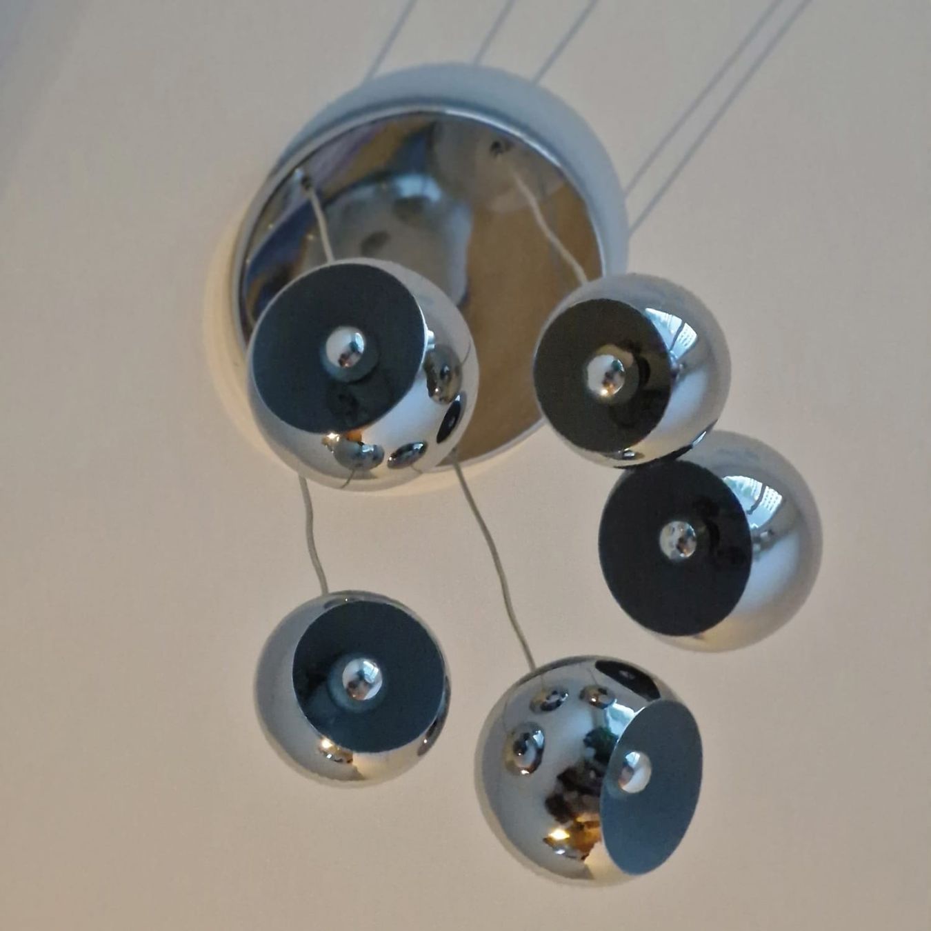 Lampadari & plafoniere: Kaskaden-Pendelleuchte im Space-Age-Design – Usato da Zürich venduto da monikahaefliger 4
