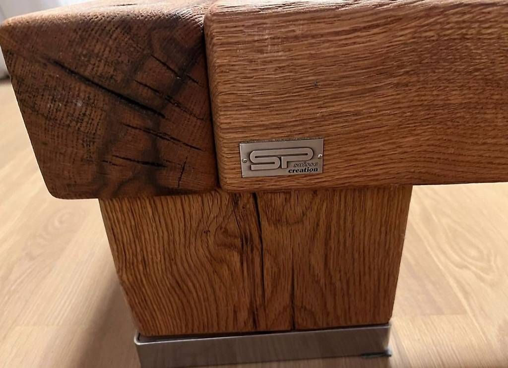 Lits: Handgefertiges, massives Sumpf-Eichenbett 180x200 – D'occasion à Dietlikon par falessi01 1