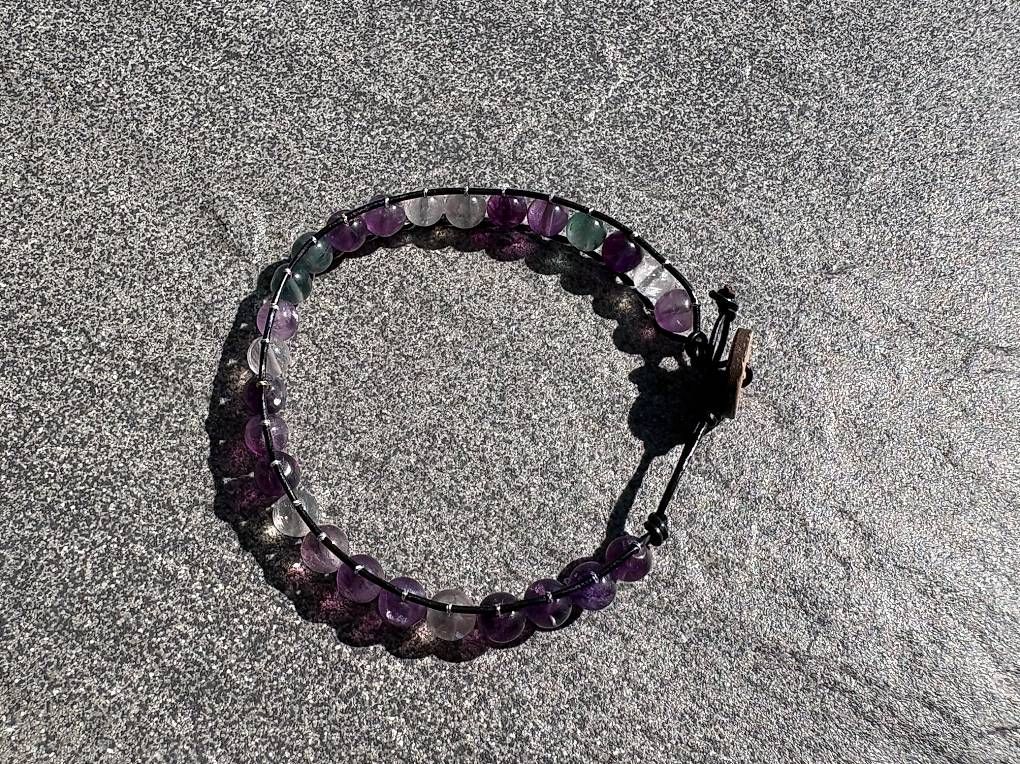 Armbänder & -reifen: Bracciale macrame con fluorite – Gebraucht aus Salorino von Ann_db 1