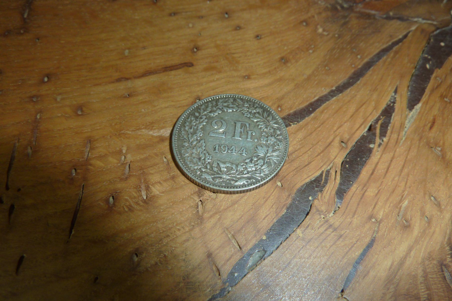 Tutti le monete: Silber, Münze, 2 Schweizer Franken, 1944 – Usato da Lausen venduto da akira003