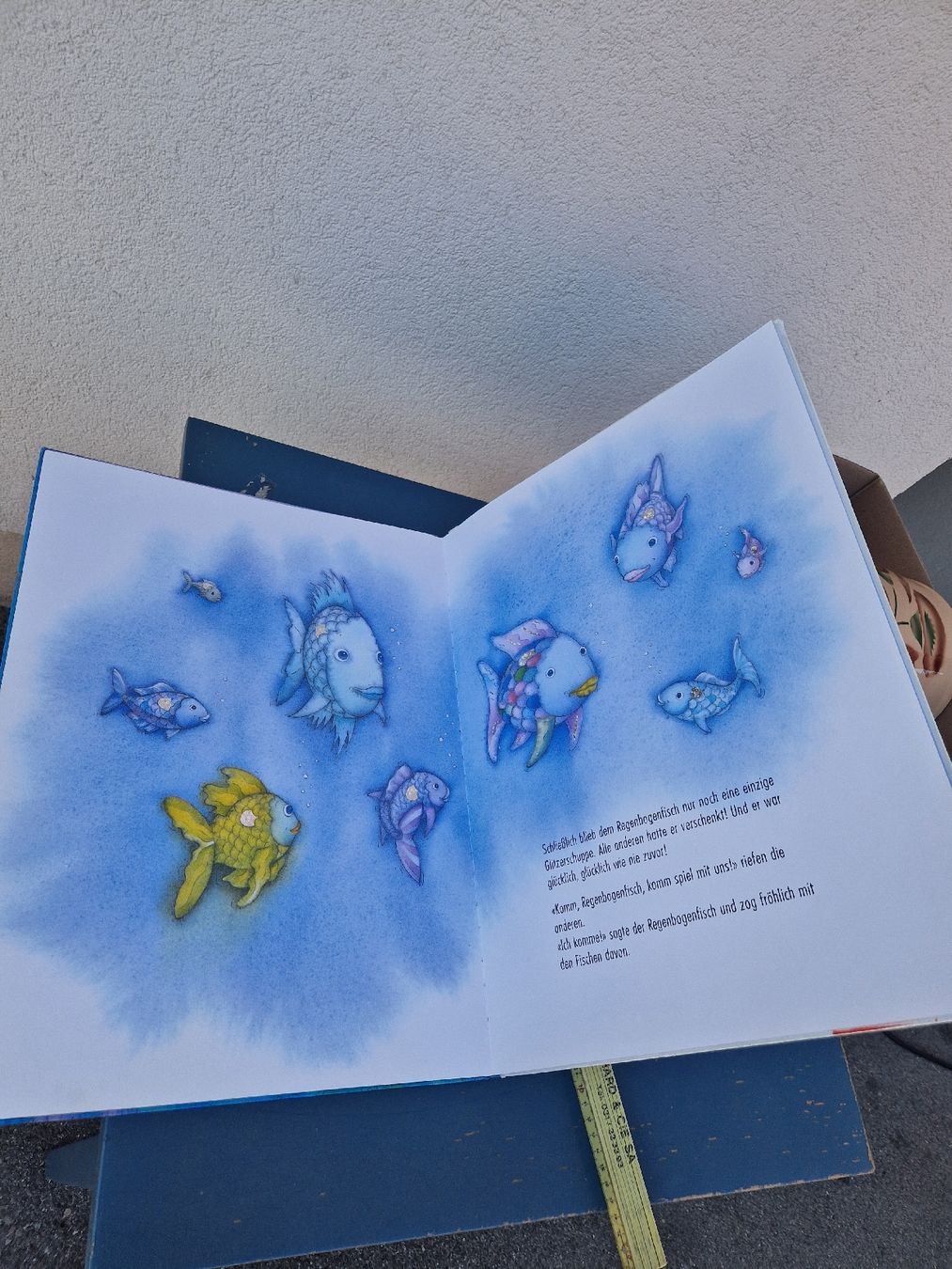 Bücher: Kinderbuch Der Regenbogenfisch Marcus Pfister. Grossausgabe – Gebraucht aus Mörigen von Clio111 3